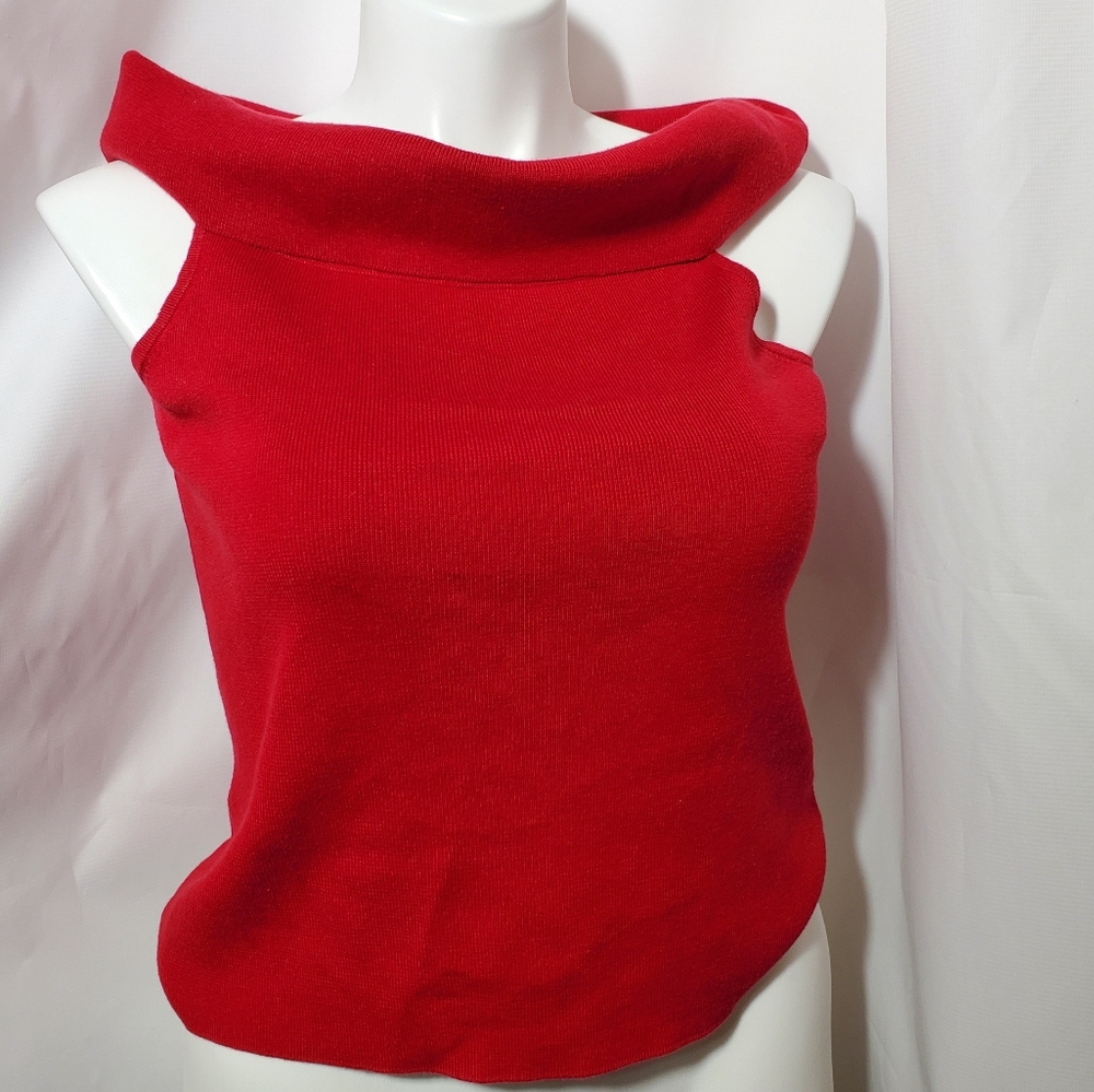 Sandra sleeveless cowl neck sweater Size L
